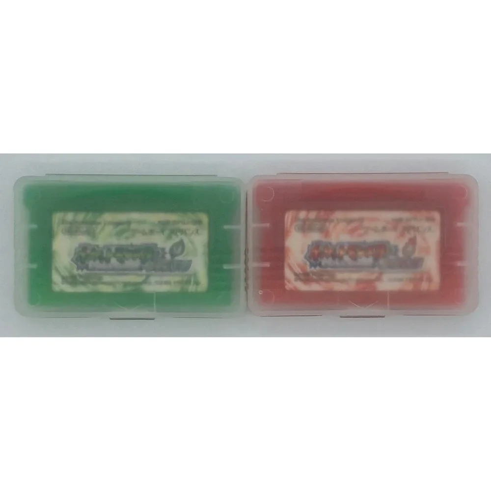 Pokemon FireRed & LeafGreen - GBA - Japanese Import Bundle - Saves - US Seller